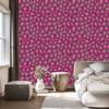 Pink Leather Wallpaper Purple, Pink and Gray for Living Room and Bedroom 50x1000