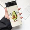 Cute Avocado Baby Yoga Fashion Phone Case For Samsung Galaxy Z Flip 3 4 5 6 7 Hard Folding Z Flip4 PC Cover Protector Gift