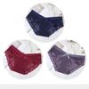 Women's Sexy Panties Transparent Mesh Breathable Briefs Underwear Low-Rise Bow Floral Panty for Lady Girl 3 Pcs/set