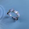 Copper Rings For Women Couple Minimalist Handmade Simple Blue Star Ring Fine Jewelry Gift Prevent Allergy