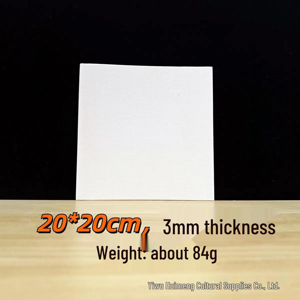 3MM Thin Canvas Drawing Board: Portable Pure Cotton Oil & Acrylic Painting Board for Art Students and Professionals