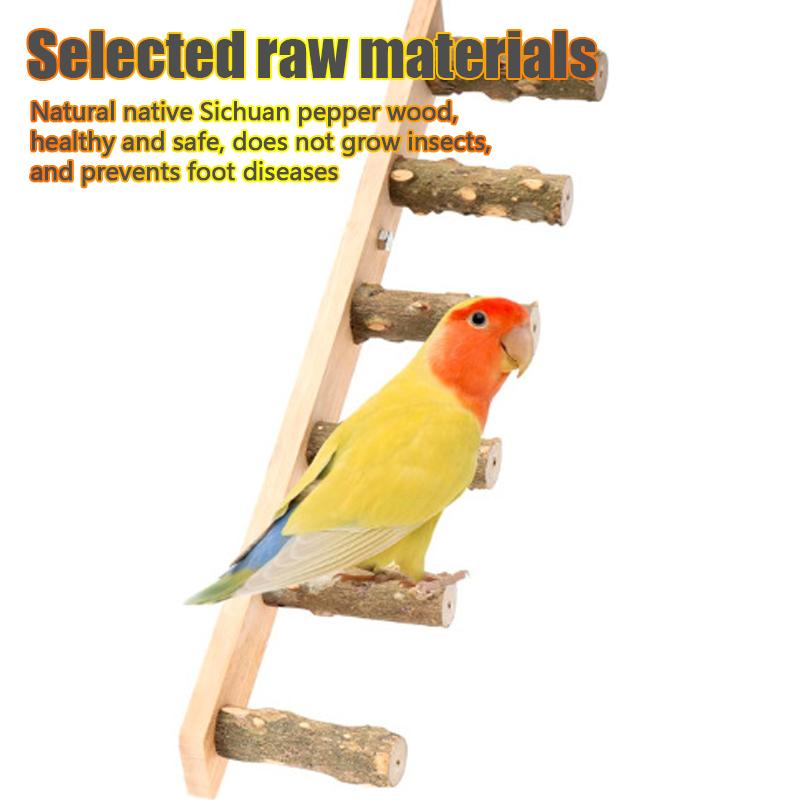 Interactive Wooden Scale for Pets, 1 Piece, Parrot Toy, Hamster Cage, Fun Grinding Stick, Climbing Toy, Bird Accessories
