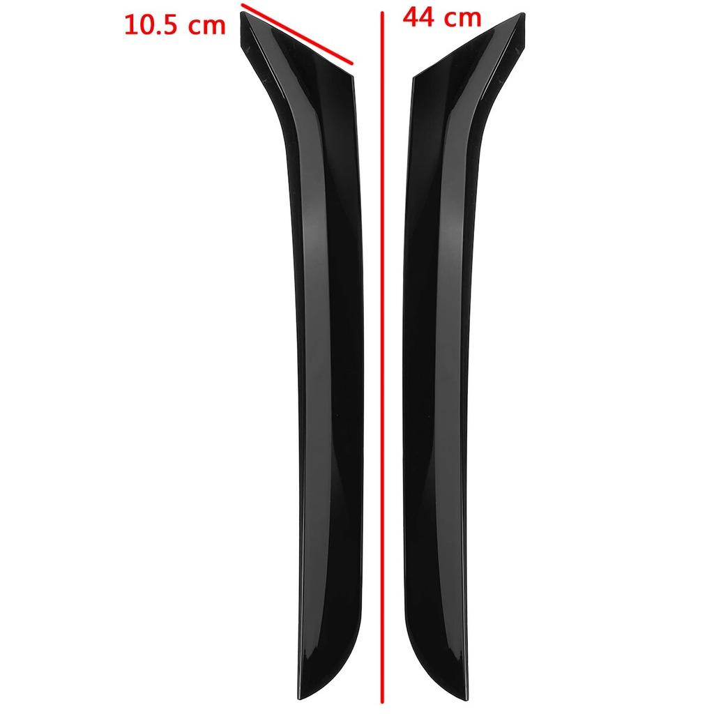 2 STÜCK Heckscheibenabweiser Splitterabdeckung Seiten-Canards Flügelspoiler Aufkleber Für Volkswagen VW Sharan 2011 - Autozubehör
