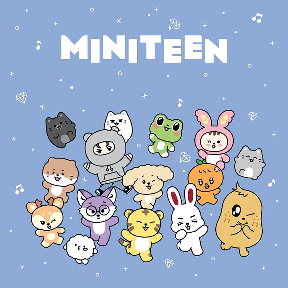 SEVENTEEN - MINITEEN Plush Face Keyring