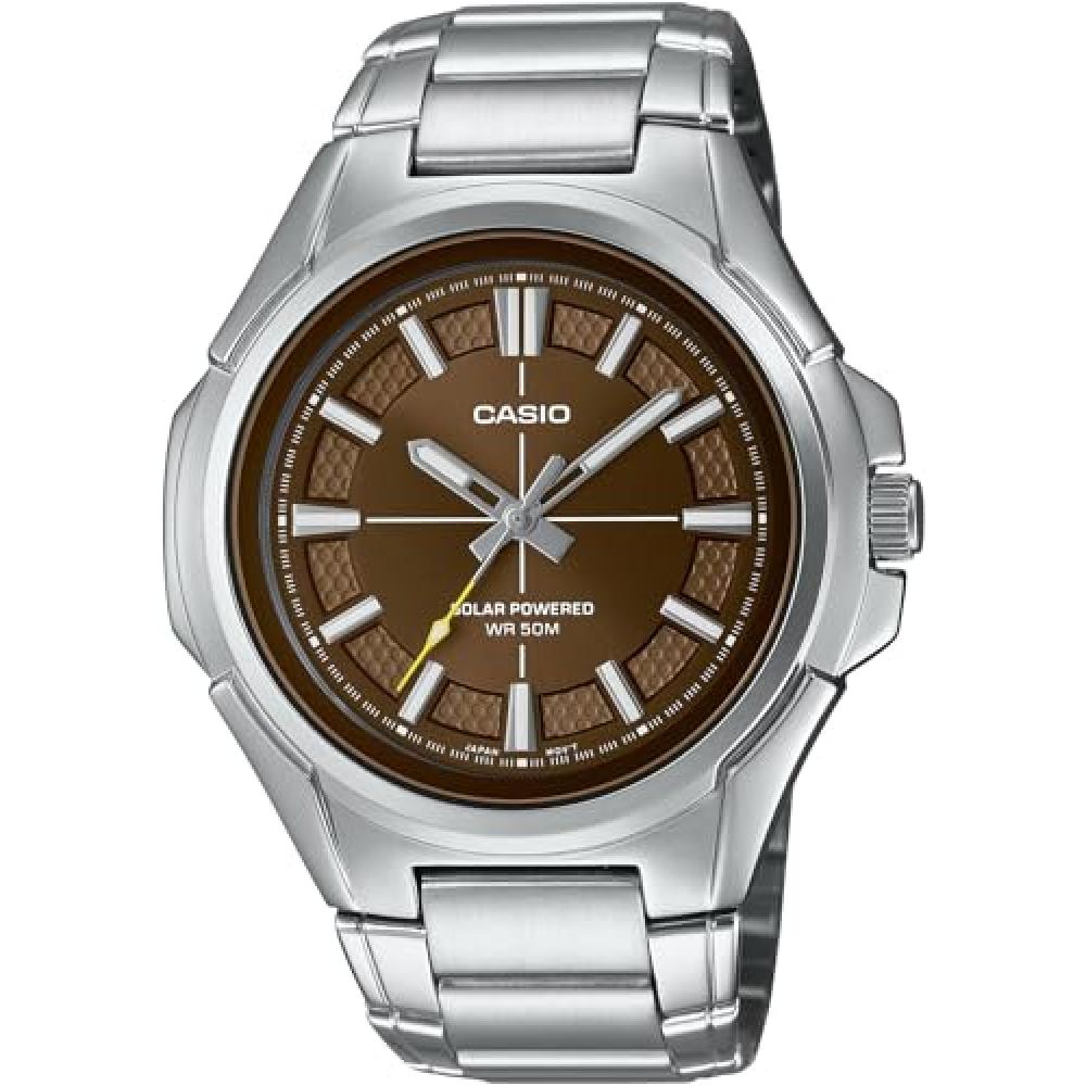 

CaSio 5 MTP RS100D 5AV [] [CaSio] Стандартные солнечные аналоговые датчики давления воздуха водонепроницаемые наручные часы для мужчин S коричневого цвета