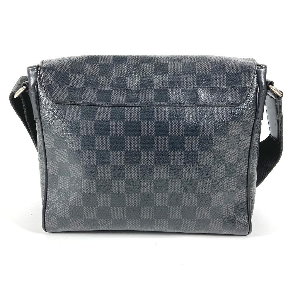 Louis Vuitton  N41028 Damier Graphite District PM NM Crossbody flap Shoulder Bag