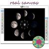 Pintura de diamante faça você mesmo 5D Fase da lua Ponto cruz Mosaico bordado de diamante completo