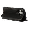 For iPhone 17 Case Magnetic Closure Card Slot Leather Flip Phone Cover