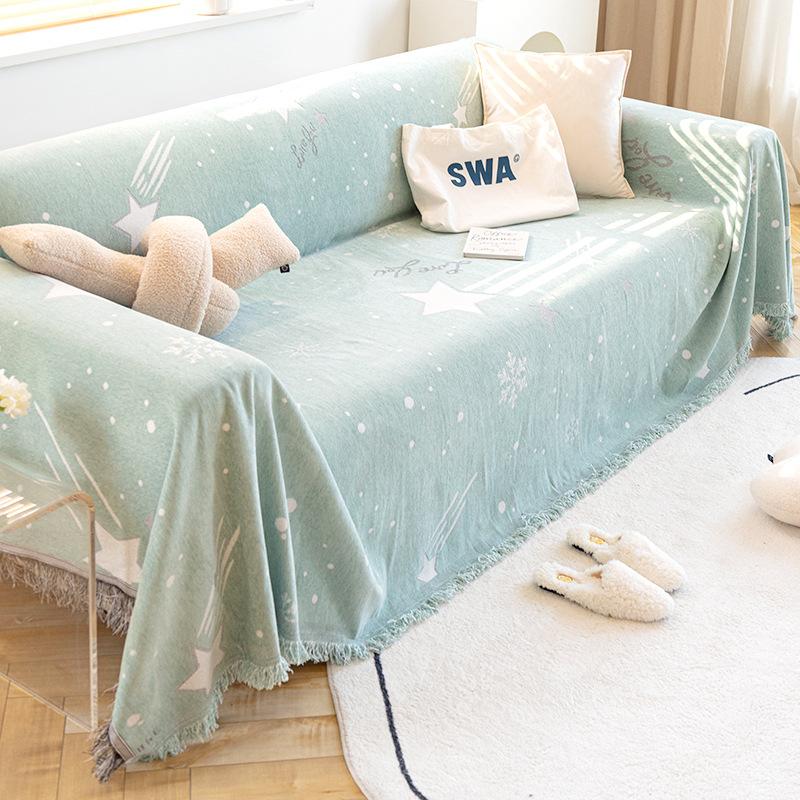 

Chenille Sofa Towel Full Covered Cushion Sofa Cover All-Inclusive Four Seasons Universal Modern Simple Cover Cloth Thickened 180*130cm