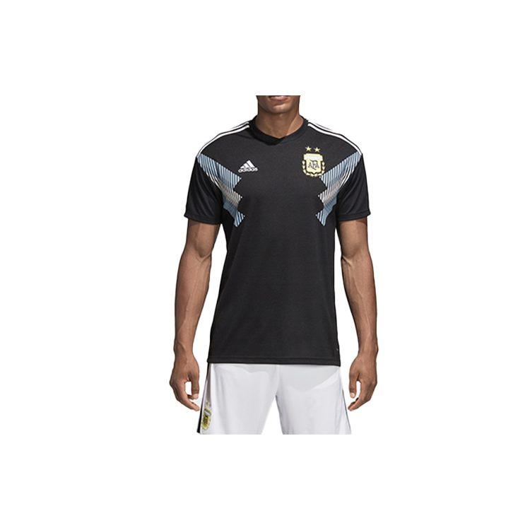 adidas Argentina Soccer Jerseys Men's Black Moderate Straight Fit CD8565