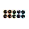 Plastic Doll Eye Set for DIY Crafts Plastic Safety Eyes Semi Sphere DIY for Handmade Toy Soft Craft Crocheting