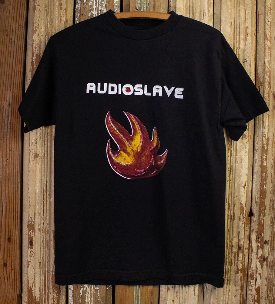 Audioslave Band Concert T Shirt 2002 Black Mens Size S5XL Cotton 24COS2 Unisex T-Shirt M