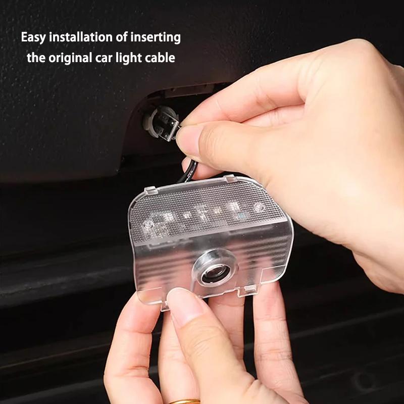 Honda Car Door Welcome Lights Projector Lamps Accessories For Civic FIT Accord Prelude CRV 5th City CRZ CRX Jazz HRV Pilot Vezel aja256
