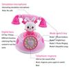 Rabbit Emulated Telephone Toys Early Education Simulation Landline Phone  Kids Gift