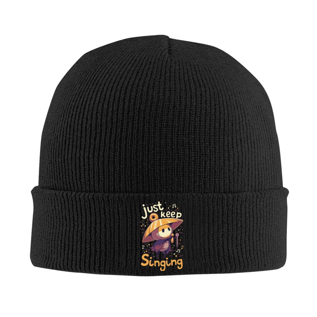 Kawaii Cute Game Hats Autumn Winter Skullies Beanies Fashion Hollow Knight  Cap Female Male Acrylic Knitted Caps