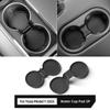 Smabee Center Console Cup Coaster for Tesla Model Y Launch 2025 Juniper Back Row Anti-Slip Cup Pad Accessories TPU BLACK