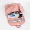 Nylon Backpack Solid Color Large Capacity Backpack