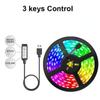 RGB 5050 Bluetooth-Lichtleiste, USB, WLAN, 5050, 24 Tasten, Neonlicht, RGB-Banddiode, flexible Leiste, TV-Hintergrundbeleuchtung, Spielzimmer-Dekoration