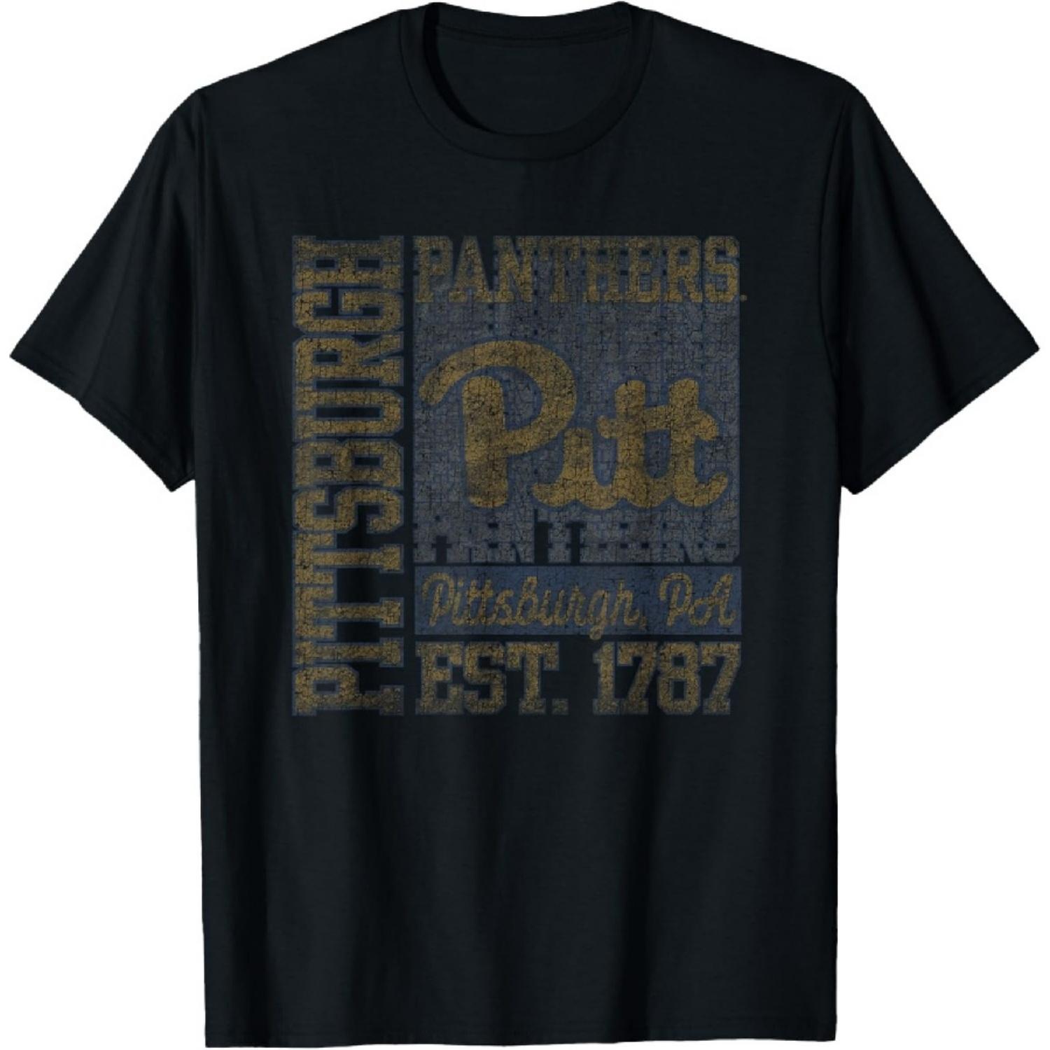 Винтажная футболка Pittsburgh Panthers с логотипом Pitt 90-х S