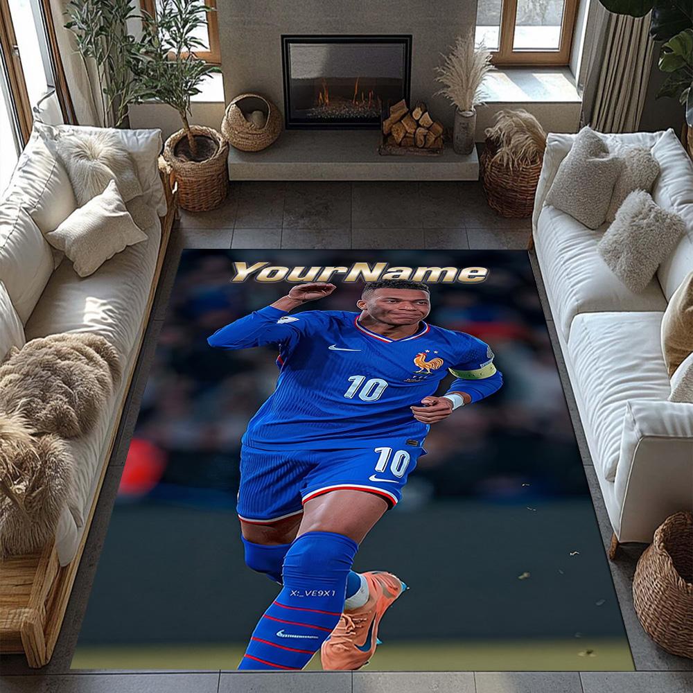 Mbappe 31 Customized Name Floor Mat Suitable for Kitchen Entryway Study room Foyer Antislip Carpet Office home decor
