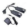 USB 2.0 Extender přes Cat5 Cat5E Cat6 Ethernet kabel Přenos až 100M RJ45 přijímač s DC5V/2A napájecím adaptérem Plug and Play