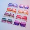 One-Piece Children'S Sunglasses Cute Kitten Children'S Glasses Cartoon Candy Color Baby Sunglasses