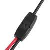 2 Stück Oszilloskop-Testsonde Kabel BNC-Stecker Q9 zu Doppelkrokodilklemme 0,5m