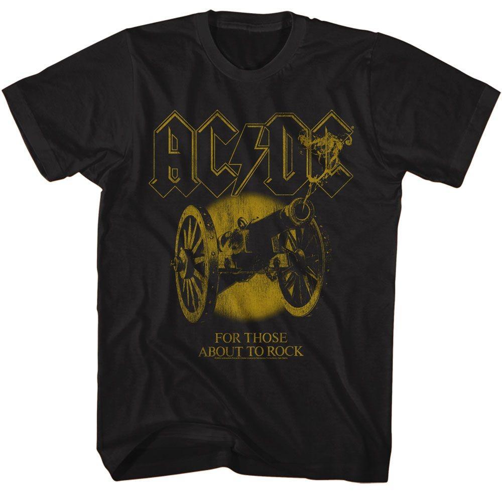 

AC/DC For Those About To Rock Black Rock and Roll Music Band T-Shirt S