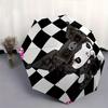 Gothic Hello Kitty Automatic Folding Umbrella-Simple 8-Rib Design, Bright Cartoon Pattern, Durable Iron Frame, Suitable For Travel, Outdoor,