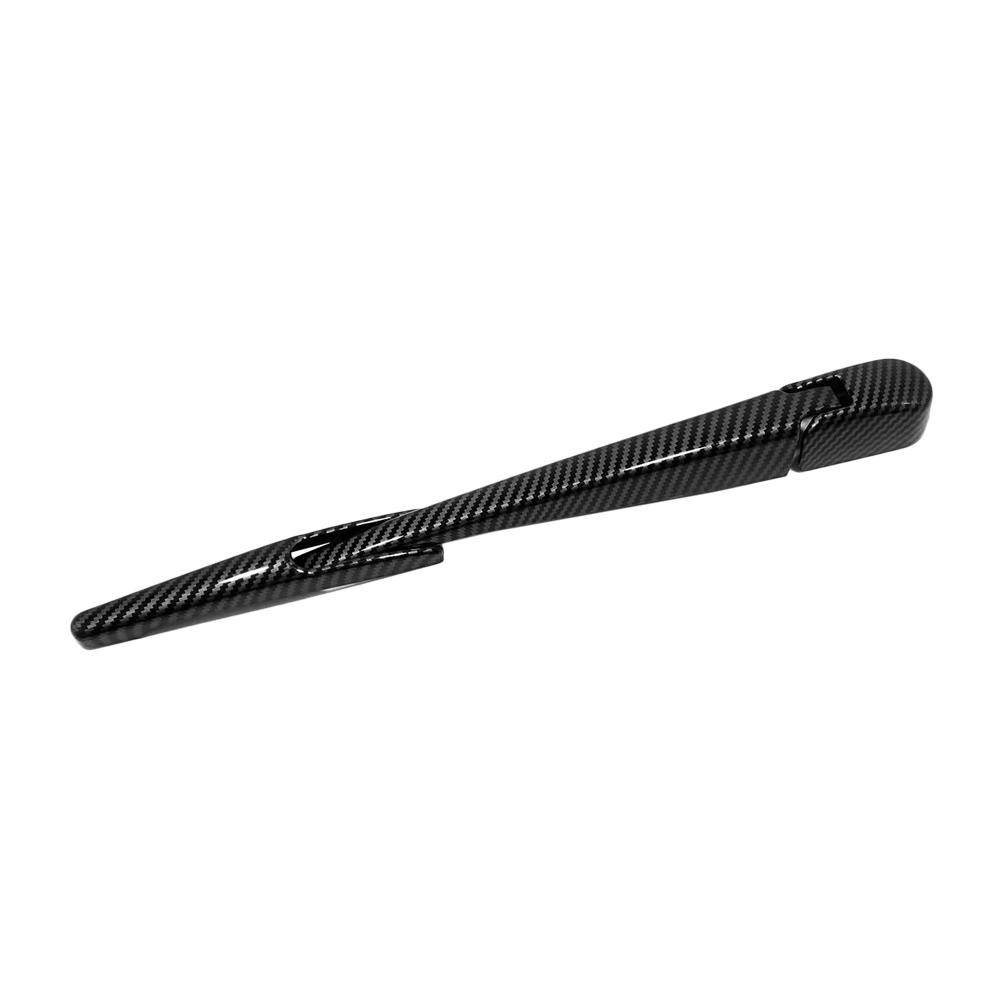 Car Carbon Fiber Windshield Wiper Trim Rear Windshield Rain Wiper Blade Arms Cover For Honda CRV