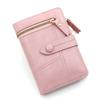 Women's Classic Vintage Style Short Wallet, Leather Card Holder, Coin Purse, Clutch Bag