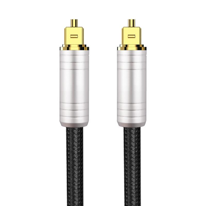 Digital Opticals Sound Cable With 24K Gold Plated Connectors For High Fidelities Sound Transmission To Home Theater Systems