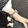 Lederarmband für iWatch Ultra3 2 11 10 9 8 7 6 5 Se3 Liebes-Metallarmband für Apple Watch 40mm 41 42mm 44 45mm 46 49mm