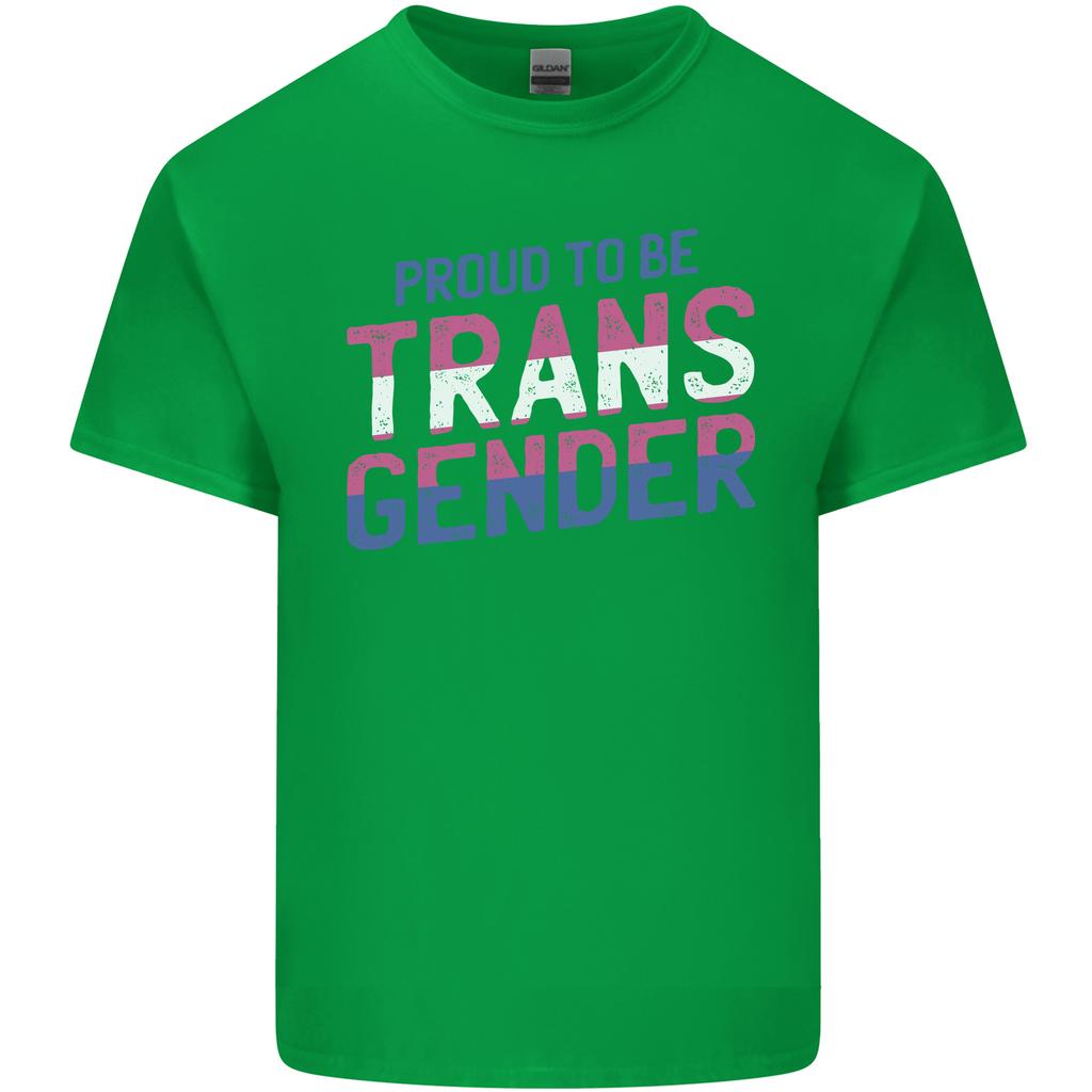 Proud to Be Transgender LGBT Unisexs Light Cotton TShirt