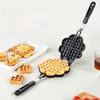 Antihaft-Herzförmige Waffelform Aluminium Zink Zinklegierung Waffeleisen Kreative Waffelbackform Kochen