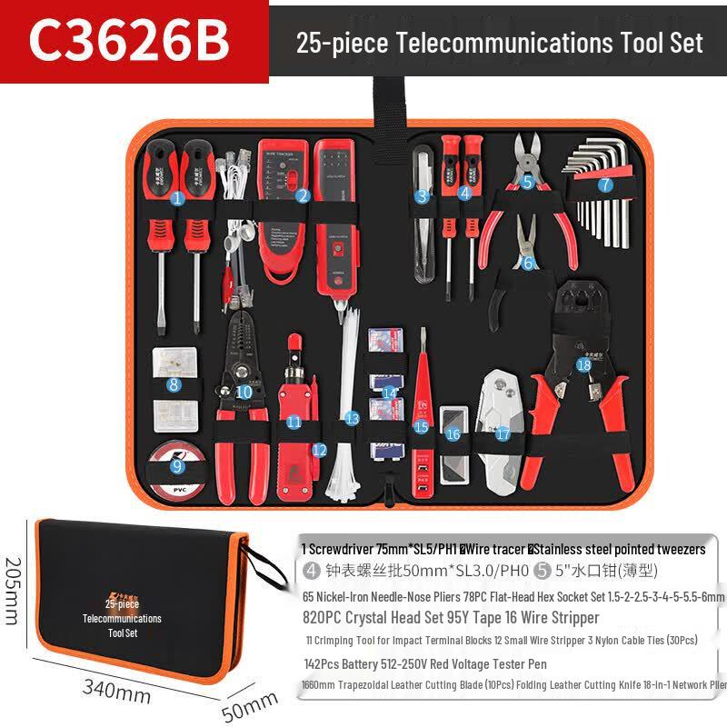 Kraftwell Electronic & Telecom Tool Kits