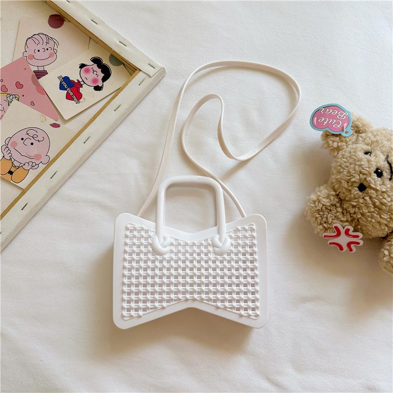 2025 Woven Butterfly Jelly Bag: Cute Children's Mini Beach & Coin Purse