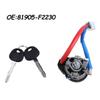 Portable New Ignition Switch Lock Barrel Cylinder With Keys For Elantra 2017-2020 81905-F2230 81900F2230