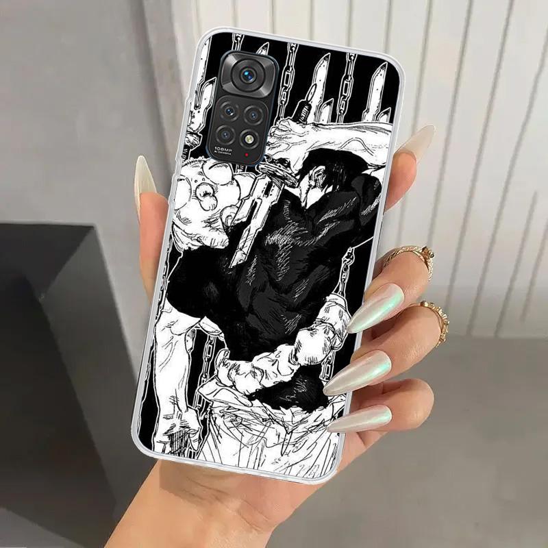 Jujutsus Fushiguro Toji Phone Case for Xiaomi Redmi Note 15 14 14S 13 12S 12 Pro 11S 11 Plus 11T 11E 10S Soft Funda Print Shell