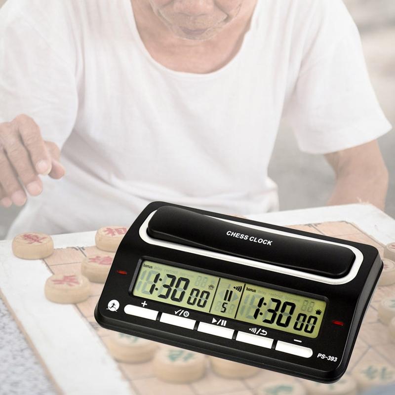 Chess Clock Digital Timer, Digital Display International Chess Timer Count Down Game Timer Portable Timer for Board Game