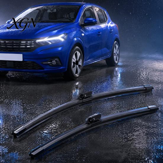 Durable Windshield Wipers 2Pcs Wiper Blades for Dacia Sandero III 2020-2023, 16/24 Precision Fit Inch Beamless Quiet Front Wipers, Direct Replacement