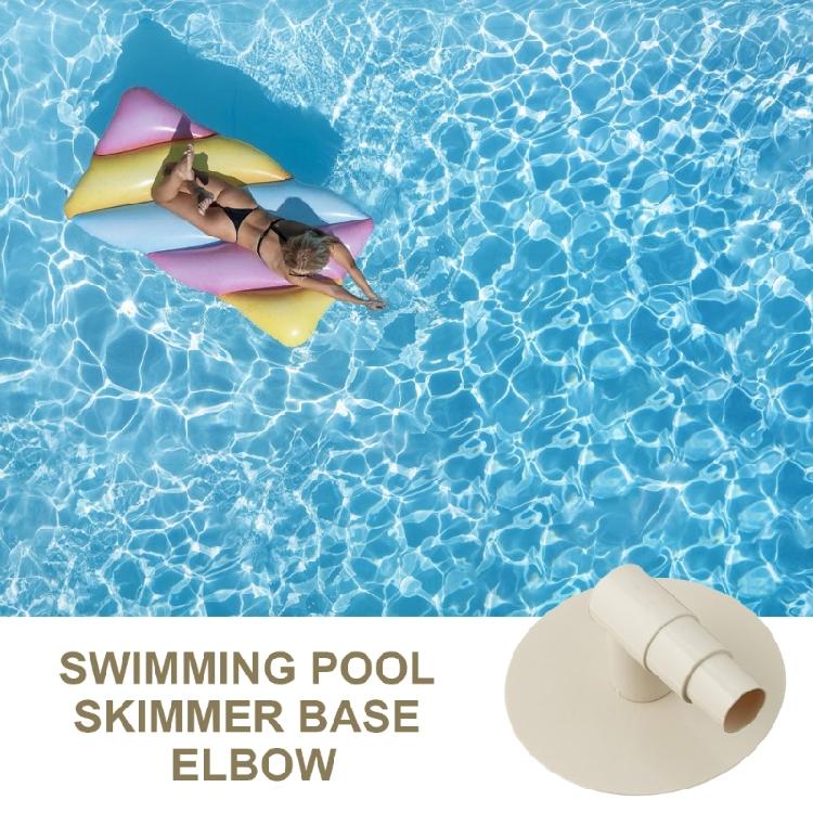 Professional Pool Skimmer Connection Elbow, Vacuum Adapter Board 8929 for Pool Service Repair Centers Daily Maintenance