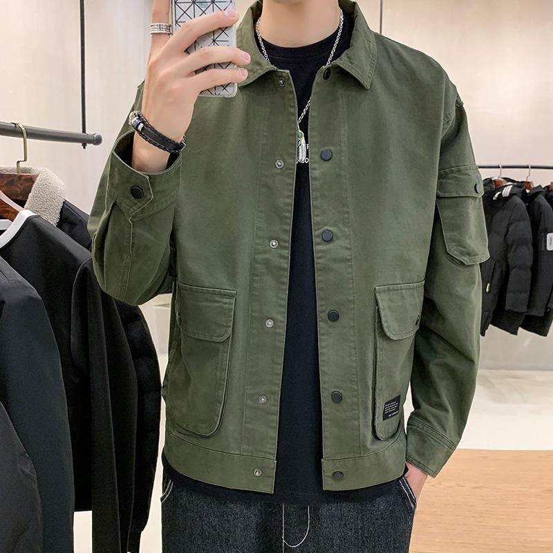 Men's Trendy Korean-Style Cotton Jacket for Spring & Autumn (2025)