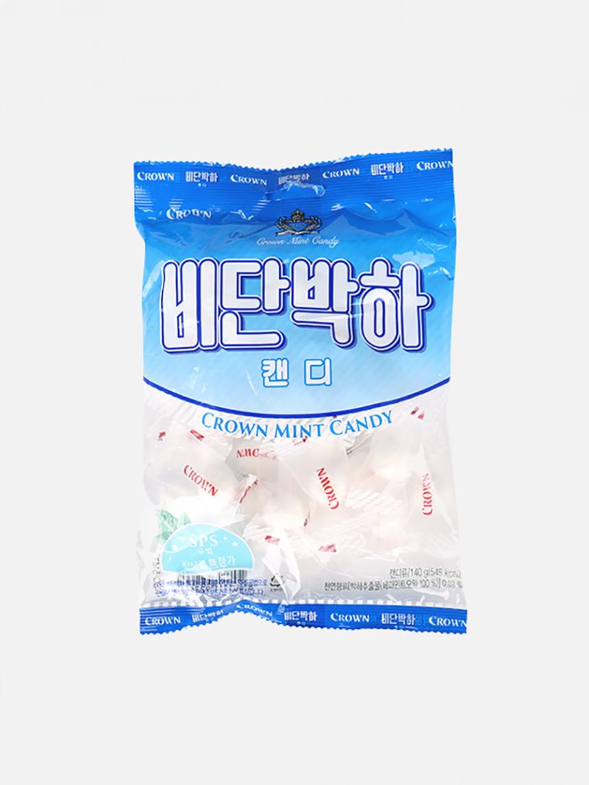Crown Silk Peppermint Candy 140g 1ea