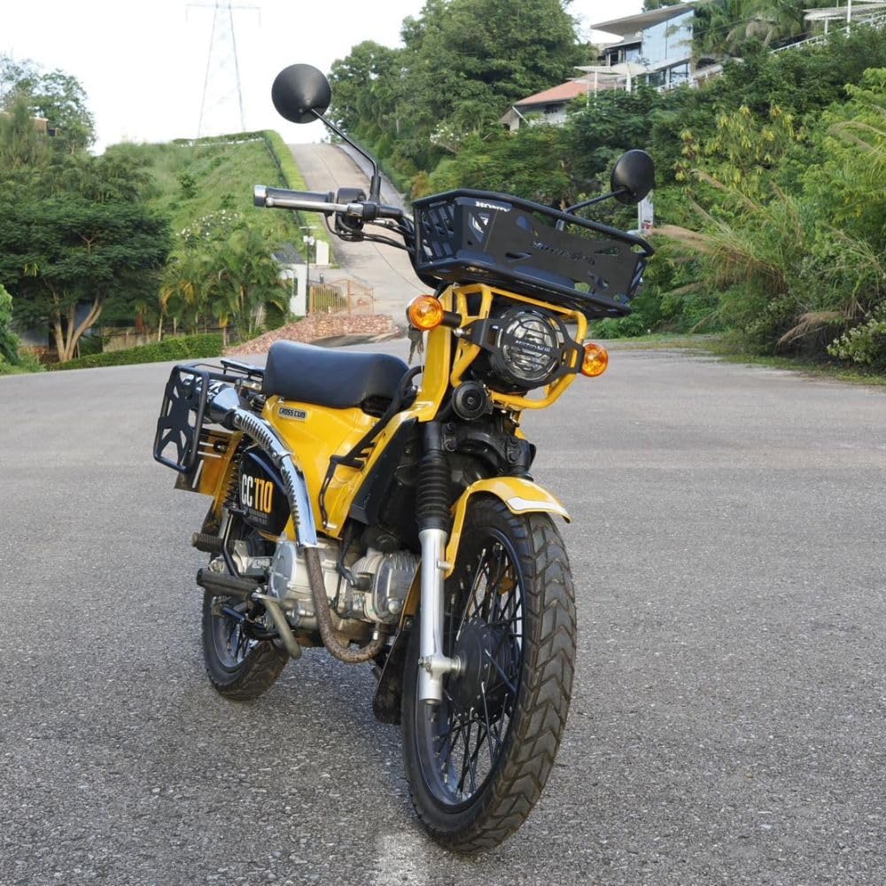 MotoSkill Front Luggage Rack Basket for Honda Cross Cub CC110 (JA45, JA60)