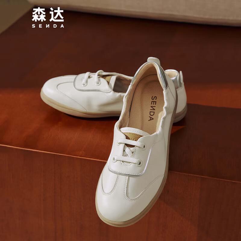 SENDA Women s Comfortable Slip-On Casual Flats 37