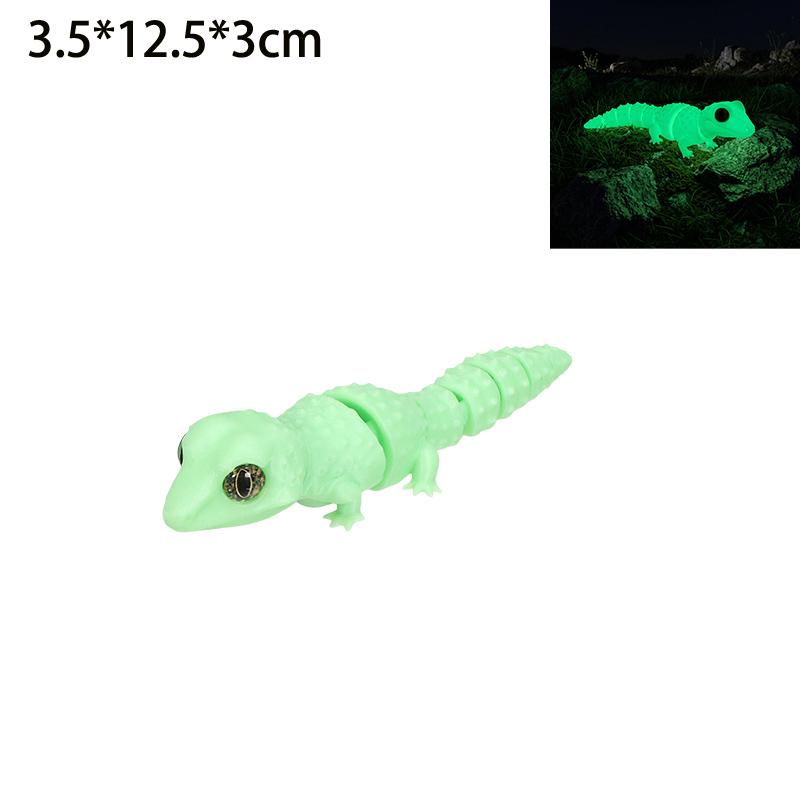 3D Printed Movable Joint Ferret Hermit Crab Flexi Crab Bearded Dragon Animal Figurine Fidget Toy Home Desk Decoration Gift