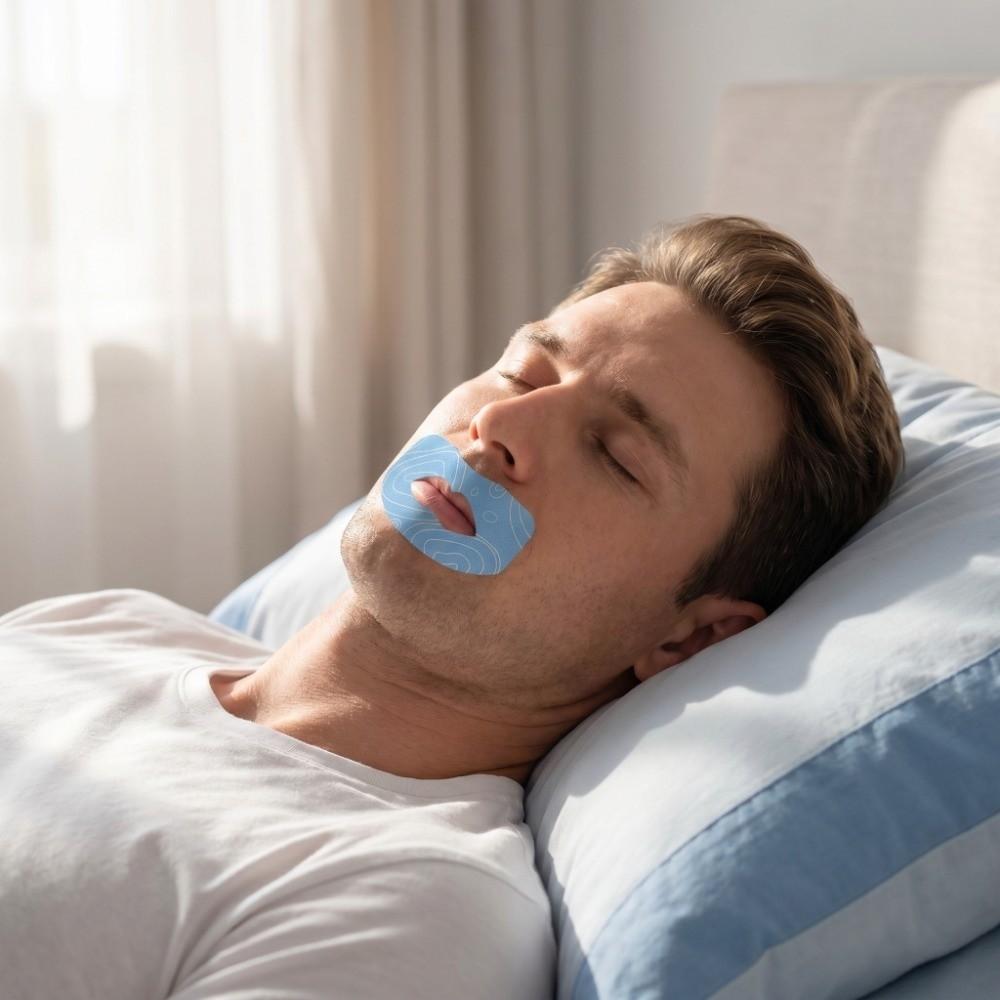 30Pcs Improve Nose Breathing Night Sleep Correction Patch Soundproof Mouth Tape  Travel