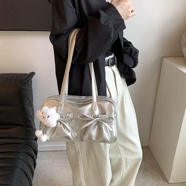 

Маленькая женская сумка подмышкой, новая модная сумка через плечо в стиле вестерн со складками