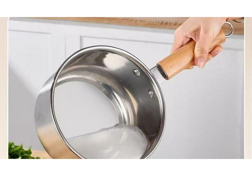 Stainless Steel Non-stick Baby Milk & Food Pot with Steaming and Boiling Functions